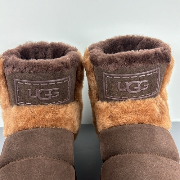 UGG Brown and Tan Winter Boots - Picture 3 of 10